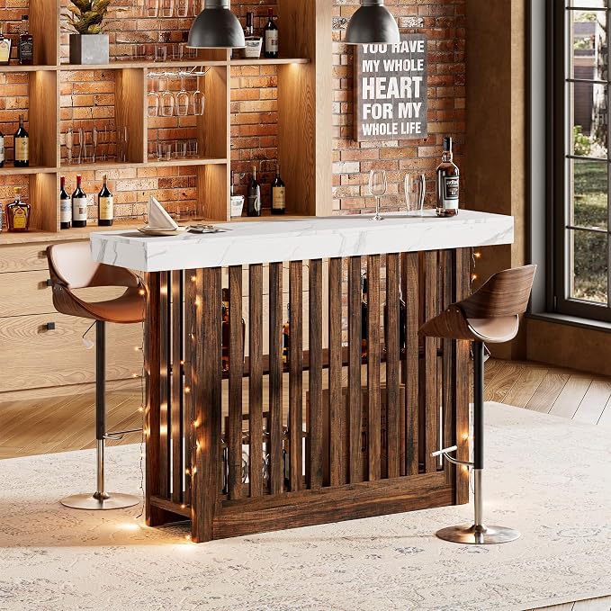 GarveeHome 63" Long Bar Table - Image 9
