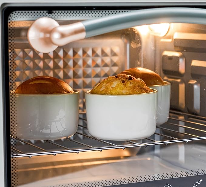 Ramekin Set of 6, UNICASA 8 oz Creme Brulee Ramekins, Oven Safe Baking Set - Image 8