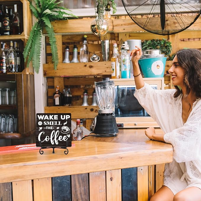 Coffee Bar Sign,Cafes Bar Decor Accessories, Cafe Station Essentials, Kitchen - Image 7