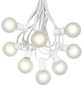 G40 Patio String Lights with 125 Frosted Globe Bulbs - Image 7