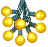 G50 Patio String Lights with 25 Yellow Globe Bulbs – Outdoor String Lights – - Image 7