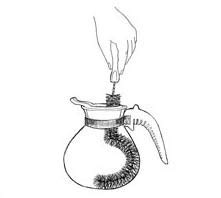 Coffee Pot Cleaning Brush, Made in USA – Long Handle Curved Scrub - Image 5