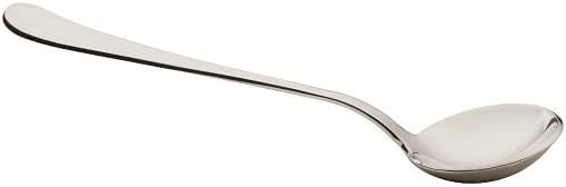 Rattleware Rounded 5.74” Silver-Plated Cupping Spoon – Deeper Bowl, Sleek by rattleware