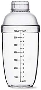 700cc / 24 oz Plastic Shaker Cocktail Drink Mixer Boba Tea Shaker, Professional by Unknown