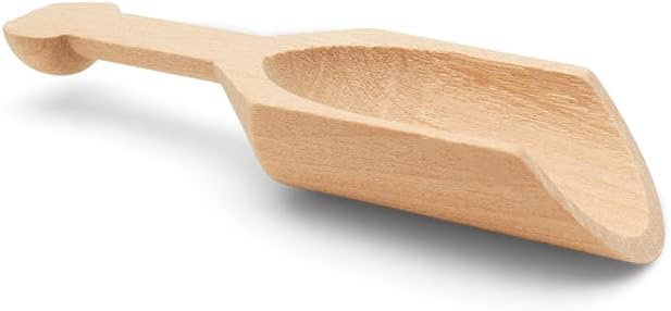 Mini Wooden Spoons for Manuka Honey, 1 Teaspoon Scoop 5 Gram, Small Scoops for by Woodpeckers