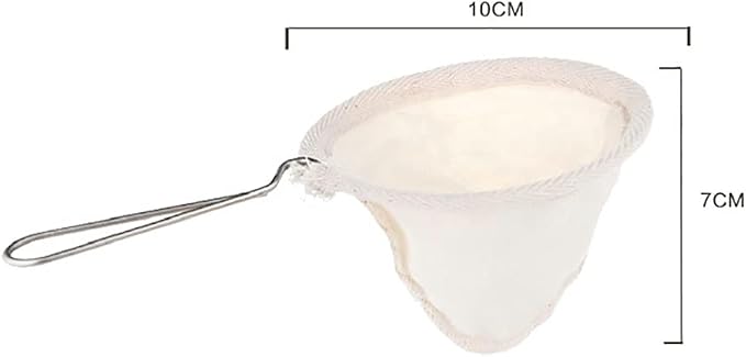 2 Pcs Flannel Cloth Coffee Filter Strainers Small Coffee Filter Sock Fabric Tea - Image 4
