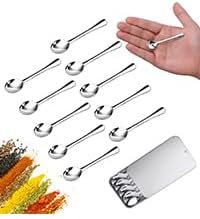 10PCS Tiny Spoons by Aosnare