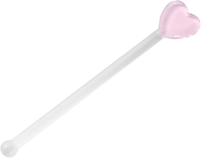 STOBAZA 5pcs Glass Mix Sticks Unique Cocktail Garnish Stirrer by EaseLiving