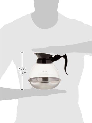 Winco Plastic Coffee Decanter, Stainless Steel - Image 2