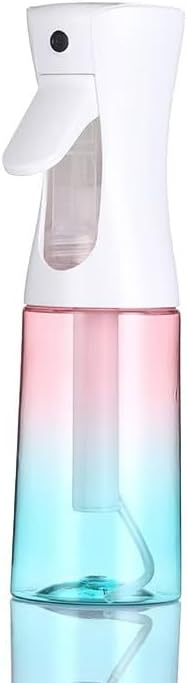 ZALUJMUS Ultra Fine Mist Spray Bottle, 200ml Continuous Sprayer, Plastic by ZALUJMUS