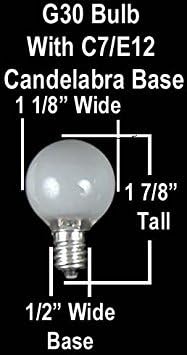 G30 Patio String Lights with 125 Globe Bulbs - Image 5