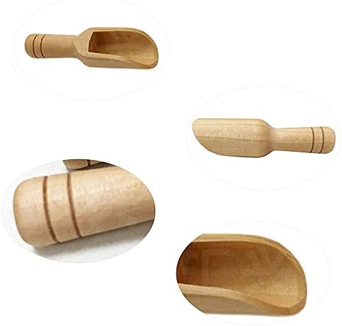 10 Pcs Mini Wooden Scoop 3 inch, Homemade Bath Salts Spoon - Image 5
