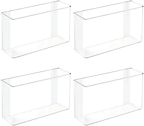 mDesign Plastic Adhesive Mount Storage Organizer Container by mDesign