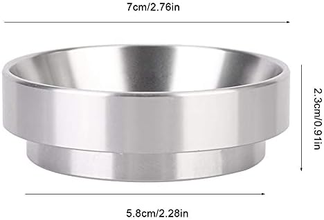 AUNMAS Espresso Dosing Funnel, Aluminum Alloy Magnetic Dosing Ring, Coffee - Image 2