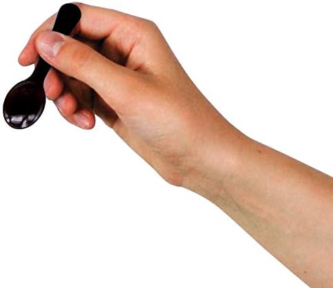 Extra Sturdy, Gmark 100pc 3-Inch Taster Plastic Mini Spoons Black Clear Best - Image 3