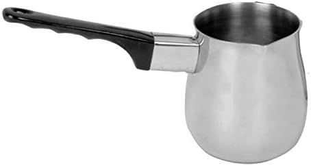 Black Easy-Grip Handle, Turkish Coffee Decanter, Stainless Steel - Image 2