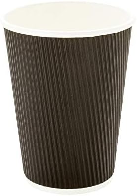Restaurantware-12 Ounce Paper Coffee Cups, 25 Ripple Disposable Paper Cups - Image 5