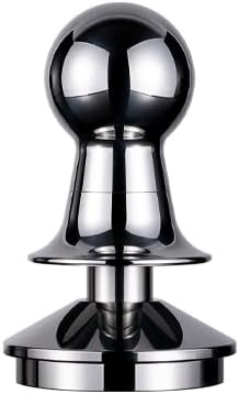 53mm Stainless Steel Espresso Tamper, Calibrated Spring Loaded Coffee Tamper by RECBCACOFFEE