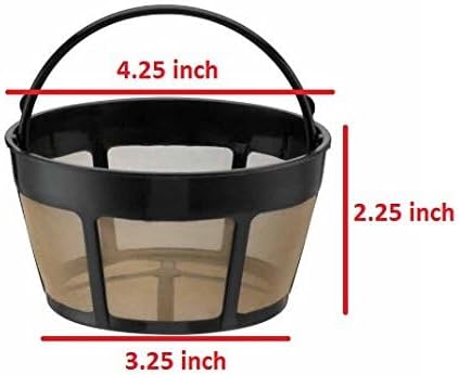 GoldTone Brand Reusable 8-12 Cup Basket Coffee Filter fits Hamilton Beach - Image 3