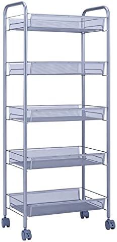 Kitchen Island with Wheels Large Storage Cabinet and Carts, Rolling Serving - Image 5