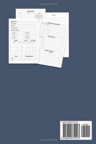 Home Brew Notebook: Home Brewing Beer Recipe Log Book - Image 2