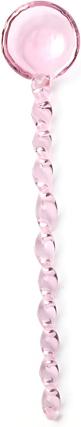 Glass Coffee Stirring Spoons Clear Crystal Cocktail Mixing Spoon Candy Color by Turbokey
