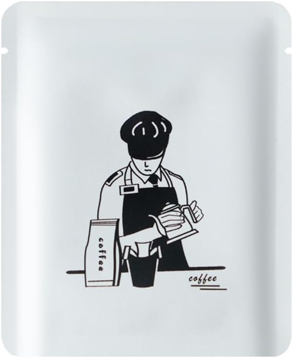 100Pcs Coffee Drip Packing Bag Open Top Pouch Package Bag - Image 3