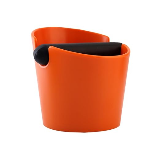 1pc Practical Coffee Knock Bucket Abs Plastic Espresso Grounds Disposal Bin by HOOTNEE
