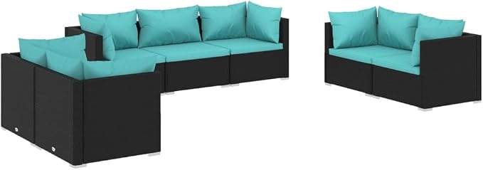 7-Piece Garden Lounge Set, Versatile Seating - Image 2
