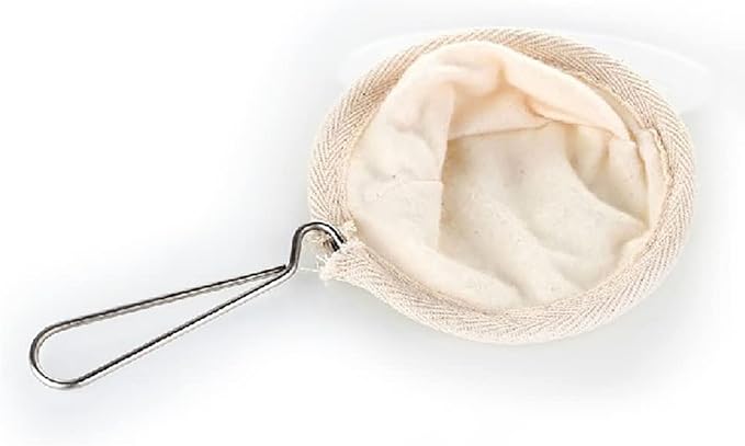 2 Pcs Flannel Cloth Coffee Filter Strainers Small Coffee Filter Sock Fabric Tea - Image 2