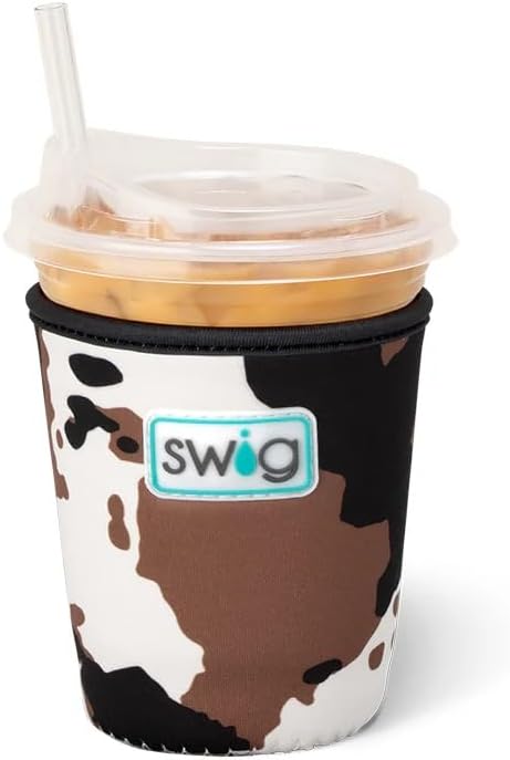 Swig Life Small Iced Cup Coolie, 16-20oz Iced Coffee Cup Insulator Sleeve by SwigLife