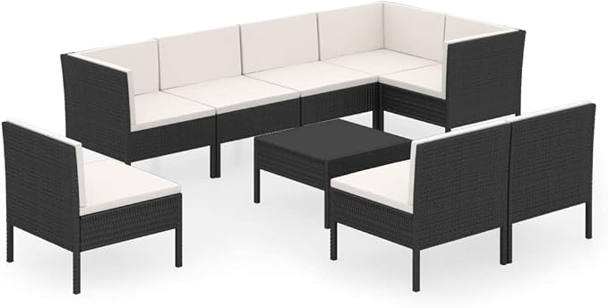 LKJephalotrope 9 Piece Patio Lounge Set by LKJephalotrope