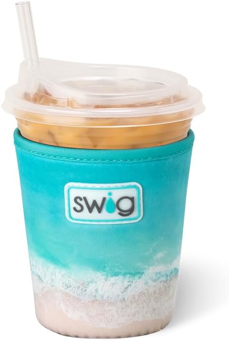 Swig Life Small Iced Cup Coolie, 16-20oz Iced Coffee Cup Insulator Sleeve by SwigLife