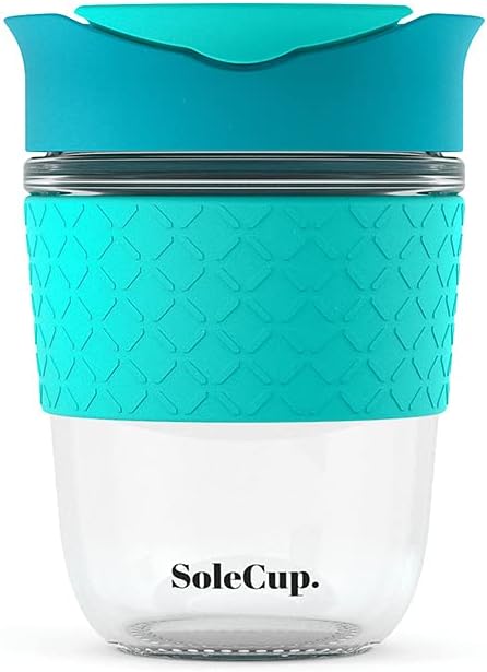 Reusable Strengthened Glass Travel Cup by SoleCup