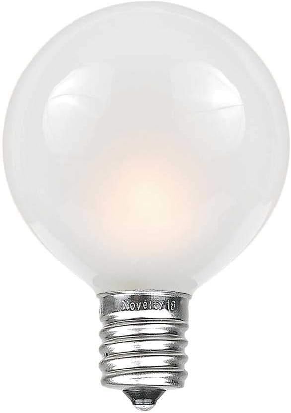 G40 Patio String Lights with 125 Frosted Globe Bulbs - Image 2