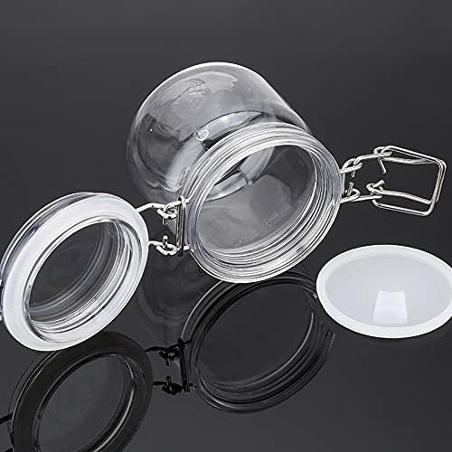 2 Pcs 10 Oz/300ml PET Plastic Storage Jars - Image 4