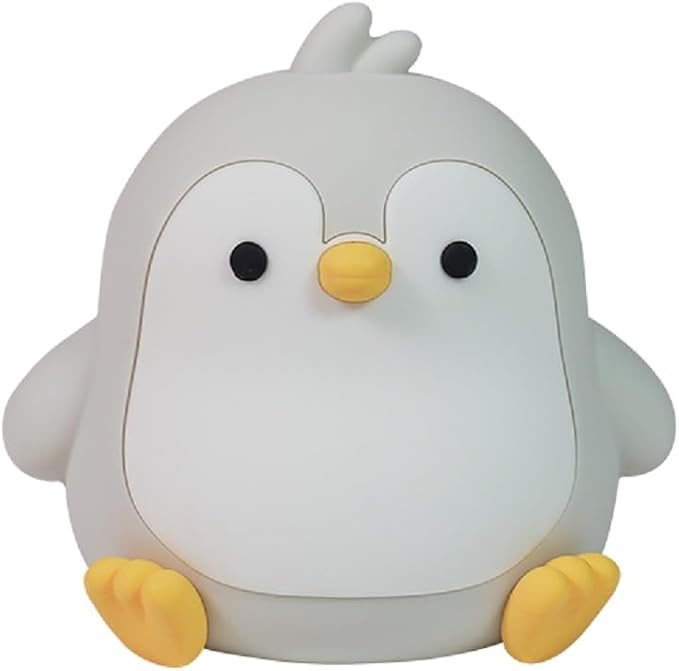 Penguin Night Light for Adults, Dimmable Cute Silicone Animal Nightlight - Image 9
