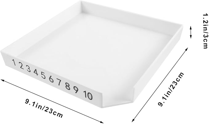 Zerodeko Decorative Tea Evaluating Tray Household Tea Serving Plate Stylish - Image 2