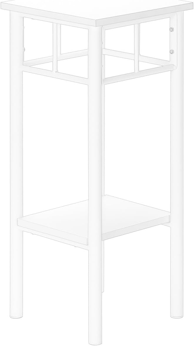 28 Inch Tall White End Table - Image 6