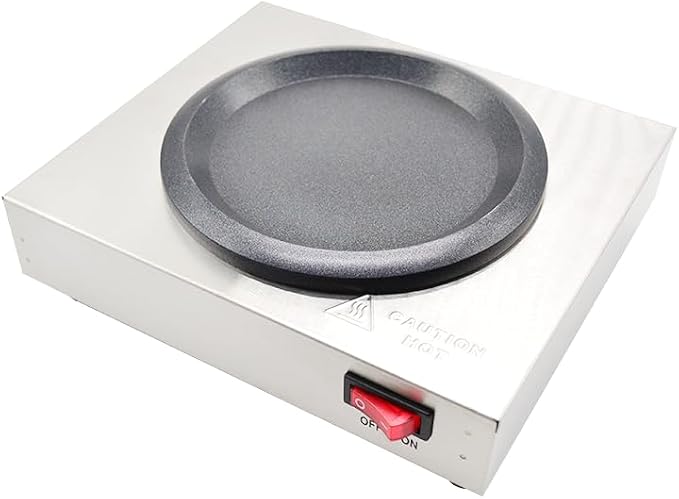 Commercial Coffee Decanter Warm Plate, Stainless Steel Structure by FUJIDENSO