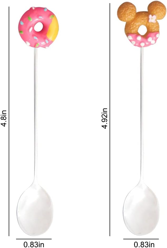 8PCS Stainless Steel Drink Spoon Set-Reusable Teaspoons - Image 8