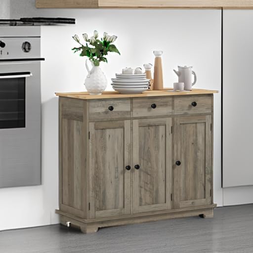 HOMCOM Sideboard Buffet Cabinet - Image 6