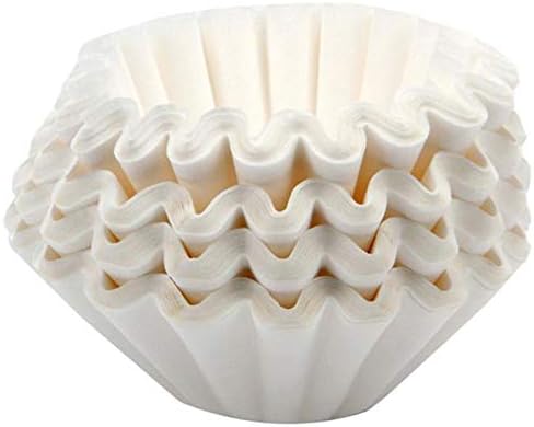 Bunn 6001 500 Count Brew 12-Cup Commercial Coffee Filter, Fluted Paper Basket by AMZ+Empire