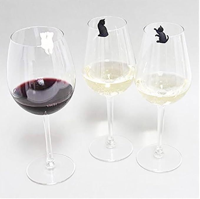 6Pcs Heat-Resistant Silicone Tea Bag Clips Set Cartoon Cat-Shaped Reusable - Image 7
