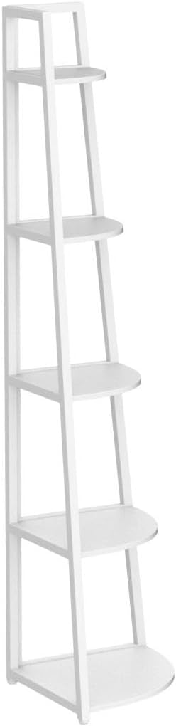 Tribesigns 70 inch Tall Corner Shelf, 5 Tier Modern Corner Bookshelf Bookcase - Image 5