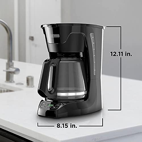 BLACK+DECKER CM1110B Programable 12-Cup Coffee Maker, Easy Pour, Non-Drip Carafe - Image 8
