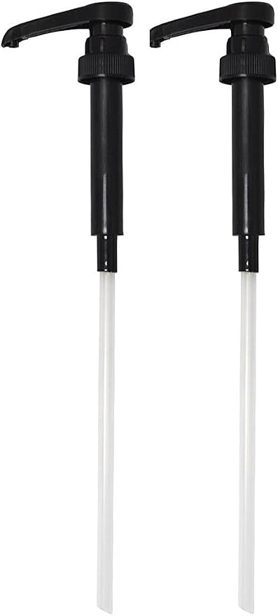 DZHJKIO Black Syrup Pumps, Fits 25.4 Oz/750Ml Bottles by Unknown