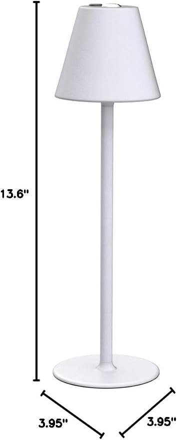 Timjorman Modern LED Cordless Table Lamp, 4000mAh Rechargeable Battery - Image 11