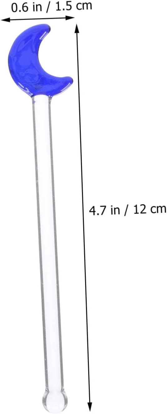 Cabilock 6Pcs Glass Swizzle Sticks, Stirrers - Image 2