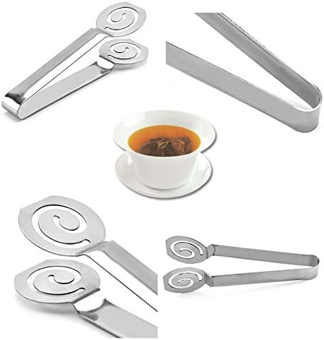 Tea Bag Squeezer, Tea Filters Coffee Bag Tong Clamp Tea Strainers Holder Clip - Image 4